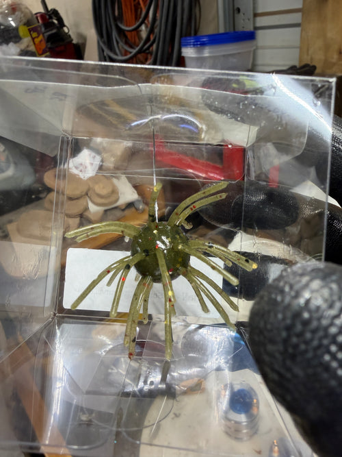 3/4" Green Pumpkin Red Flake Urchant style bait