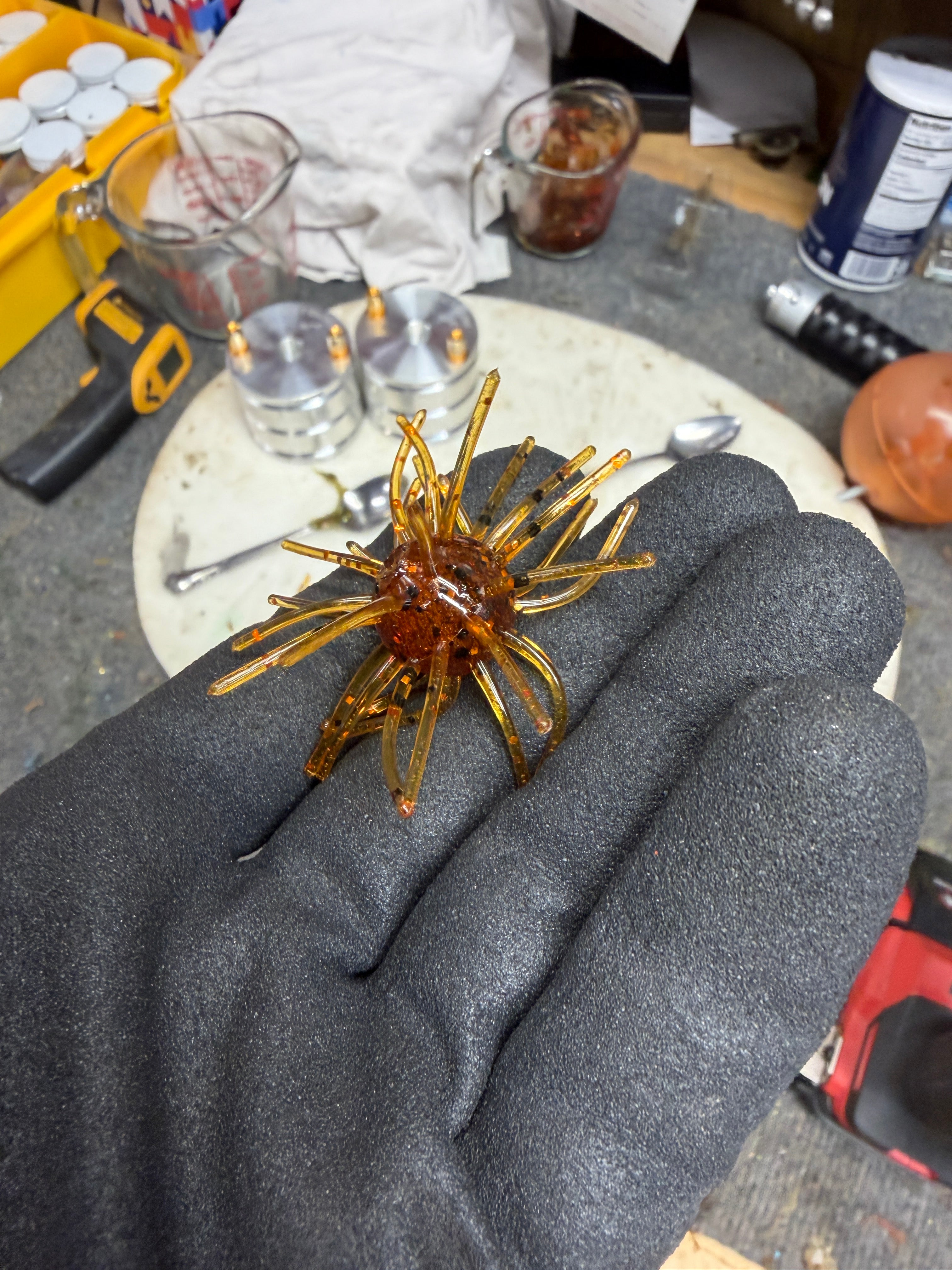 Sweet Honey Urchin – 3/4" Ball | 2.5" Leg Span
