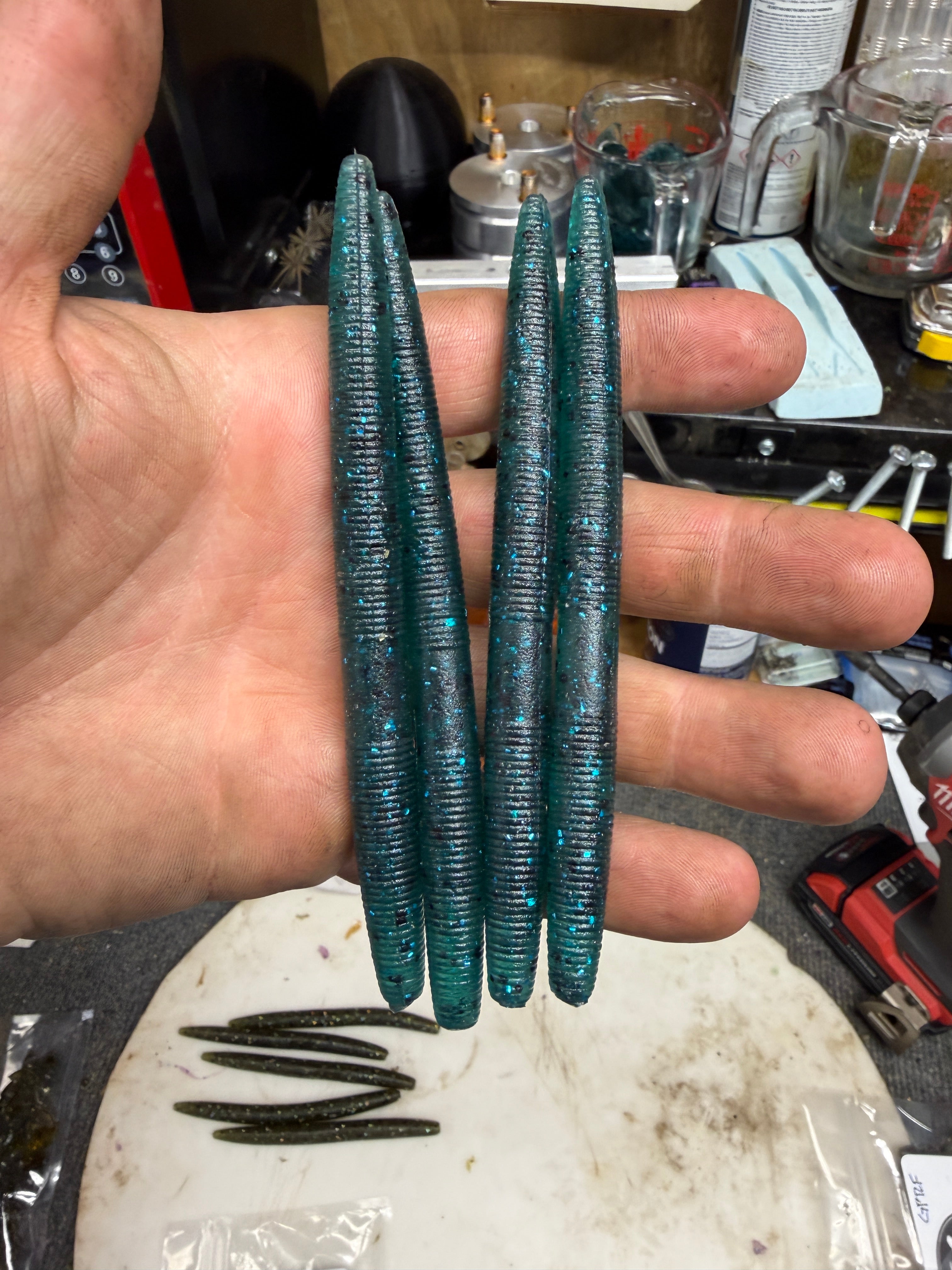 5" Stick Bait – Candy Blue (8 Pack)