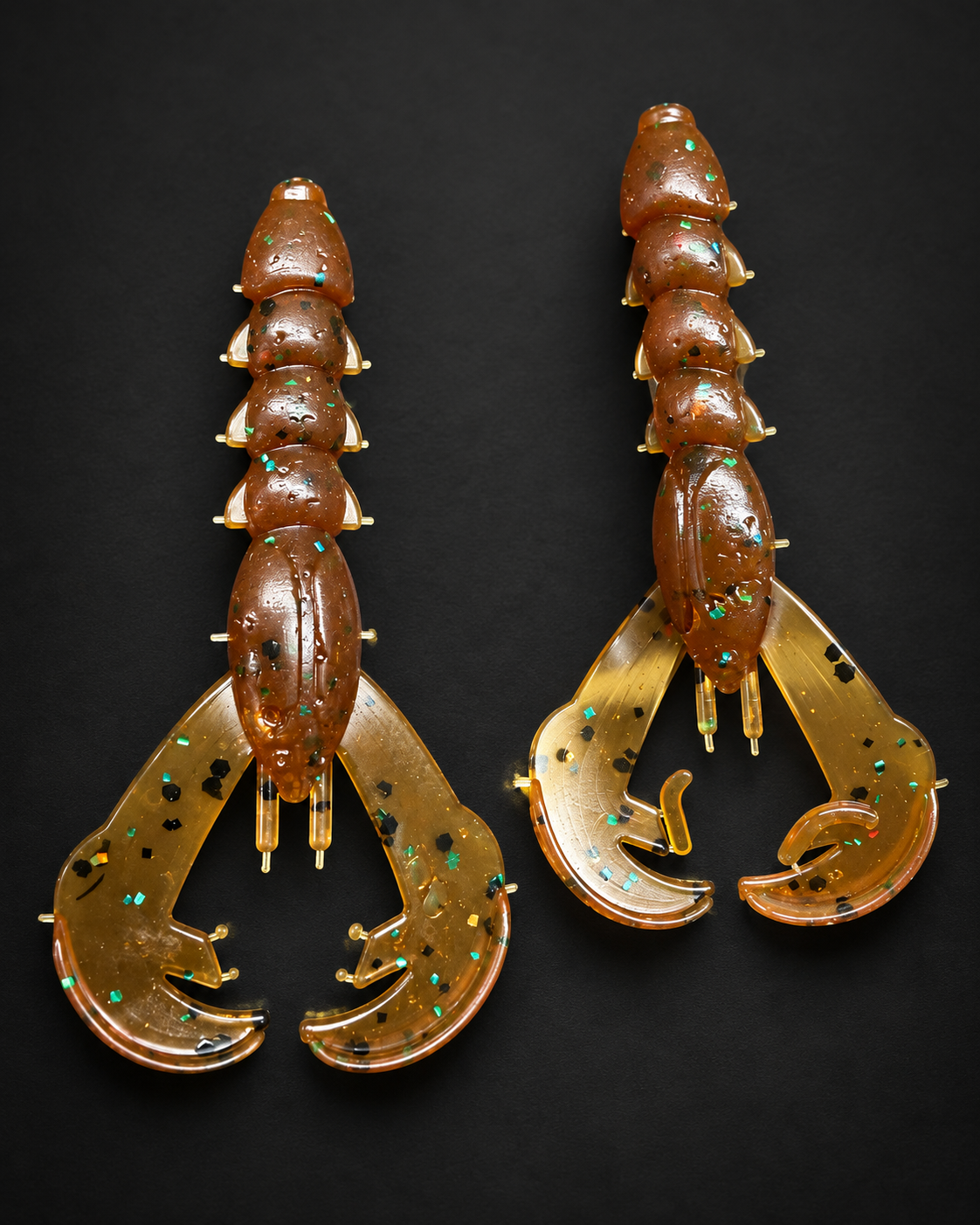 TM Customs 3" Craw – Pumpkin Seed
