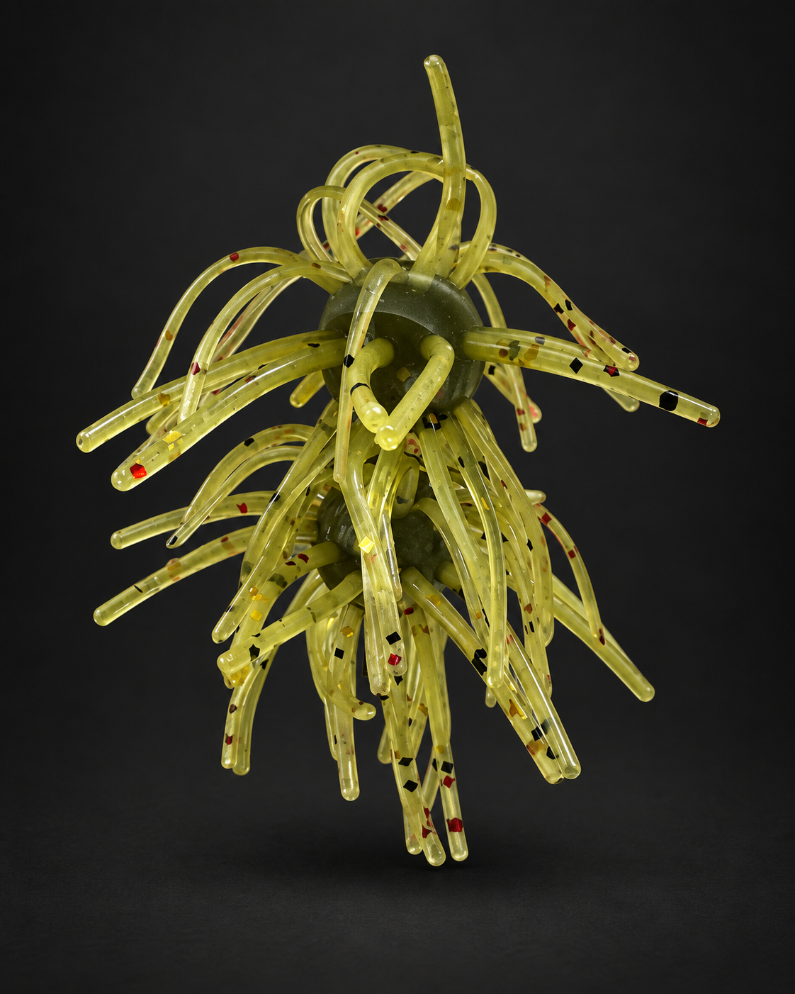 Green Pumpkin Red Flake Urchin