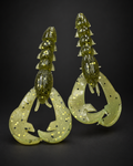 Watermelon Gold Flake 3" Crazy Craw